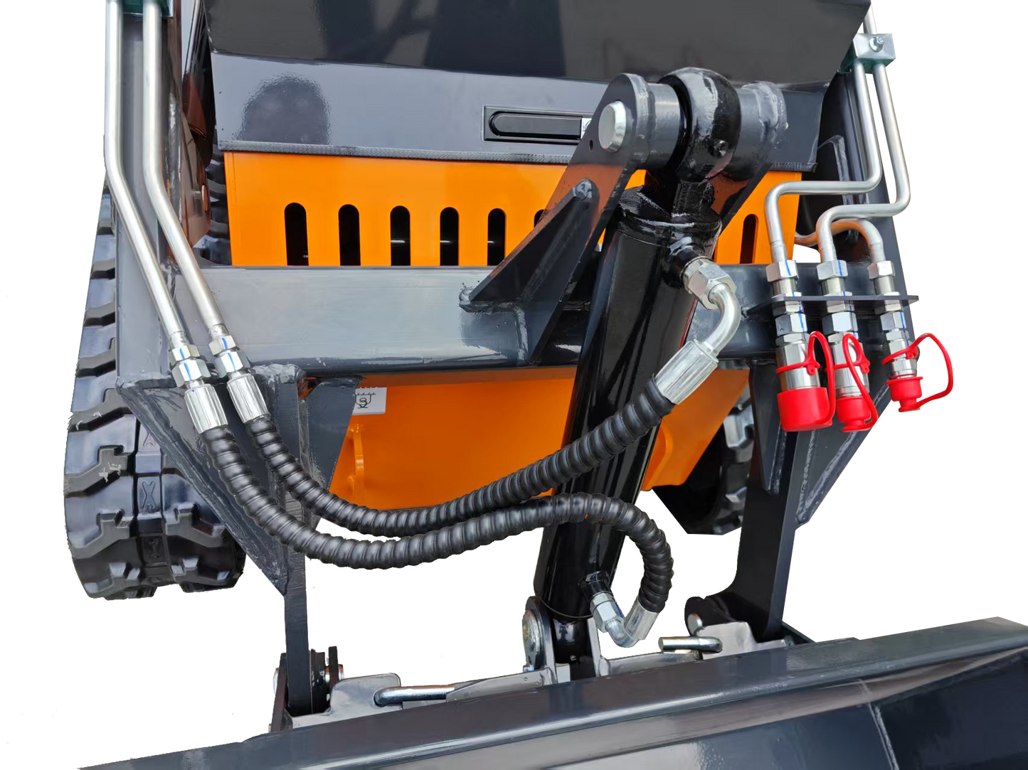 23hp Mini Skid Steer Loader, with Bucket 22-25hp for Farm Gardin Construction Digging, Bull-dozing, Drilling, Augering
