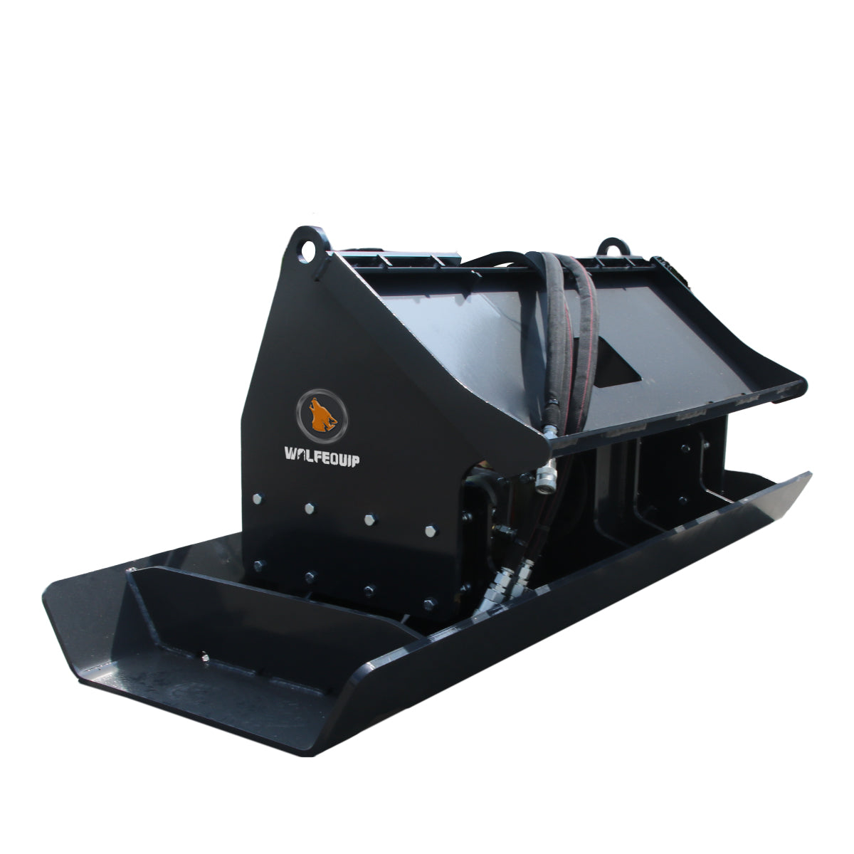 72'' Skid Steer Attachment Vibratory Plate Compactor Soil Dirt Gravel 33KN