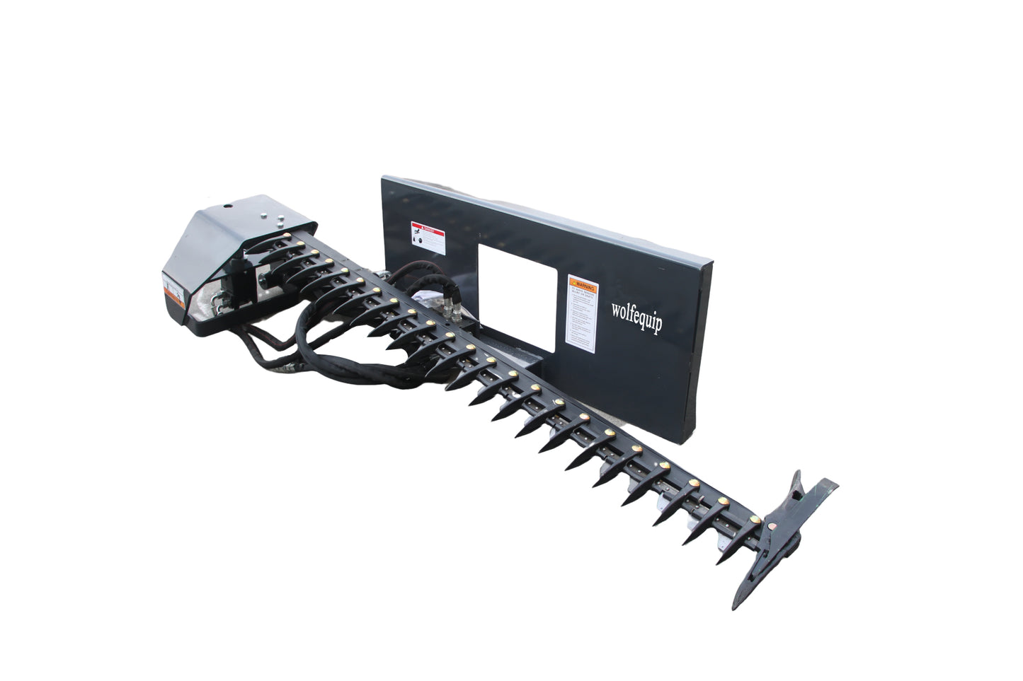 Wolfequip 72" Sickle Mower Hedge Trimmer Skid Steer Attachment for Tractor