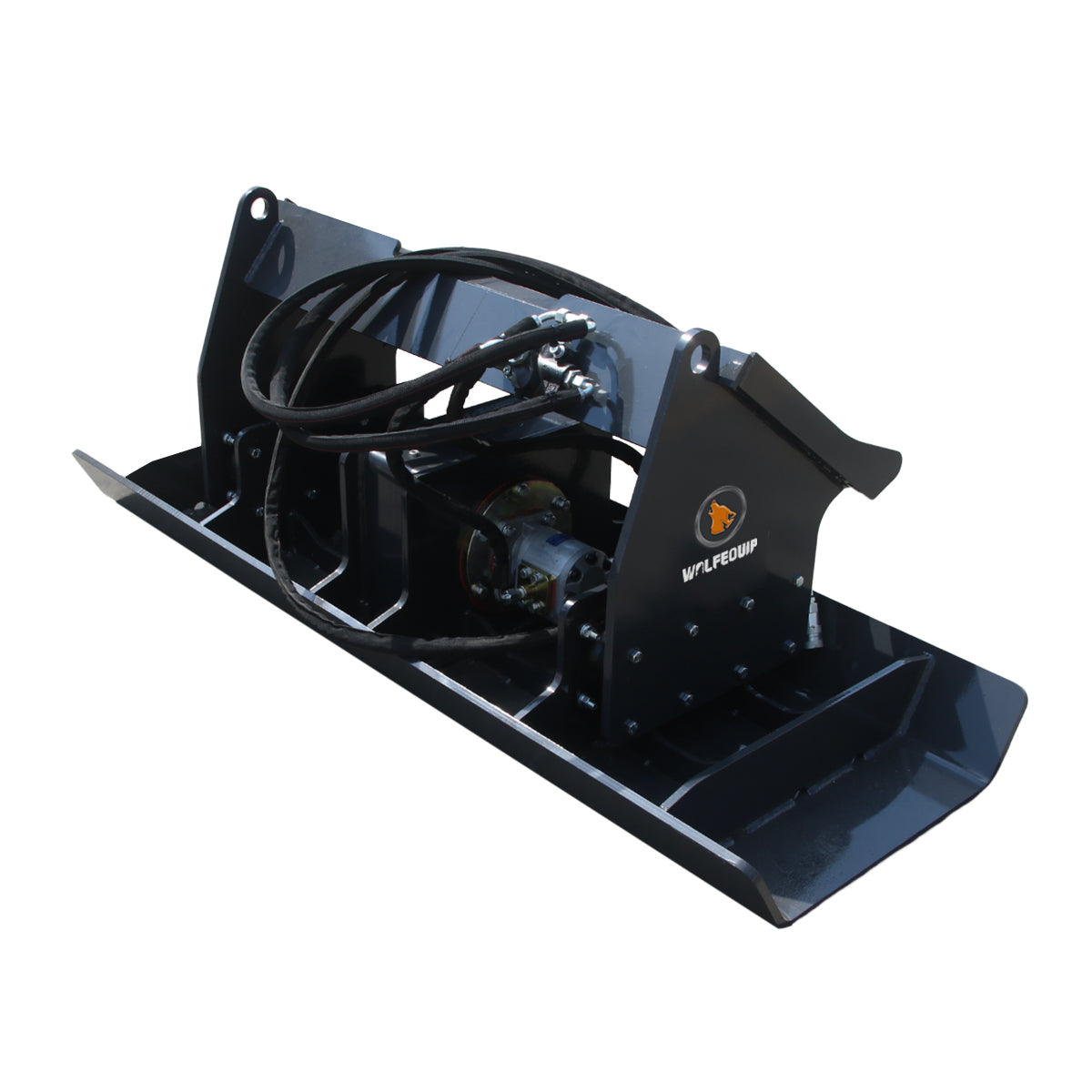 72'' Skid Steer Attachment Vibratory Plate Compactor Soil Dirt Gravel 33KN