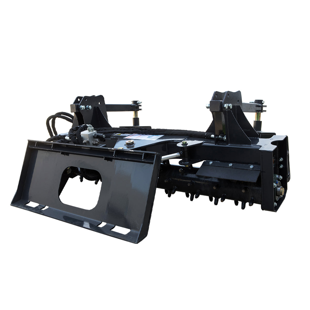 72'' Skid Steer Attachment Power Rake Soil Conditioner 320r/min