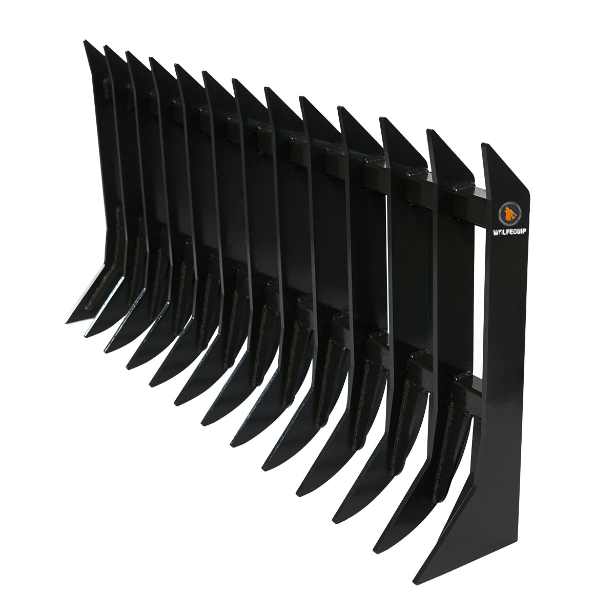 72" SKID STEER Root Rake Attachment for Excavator Tractor
