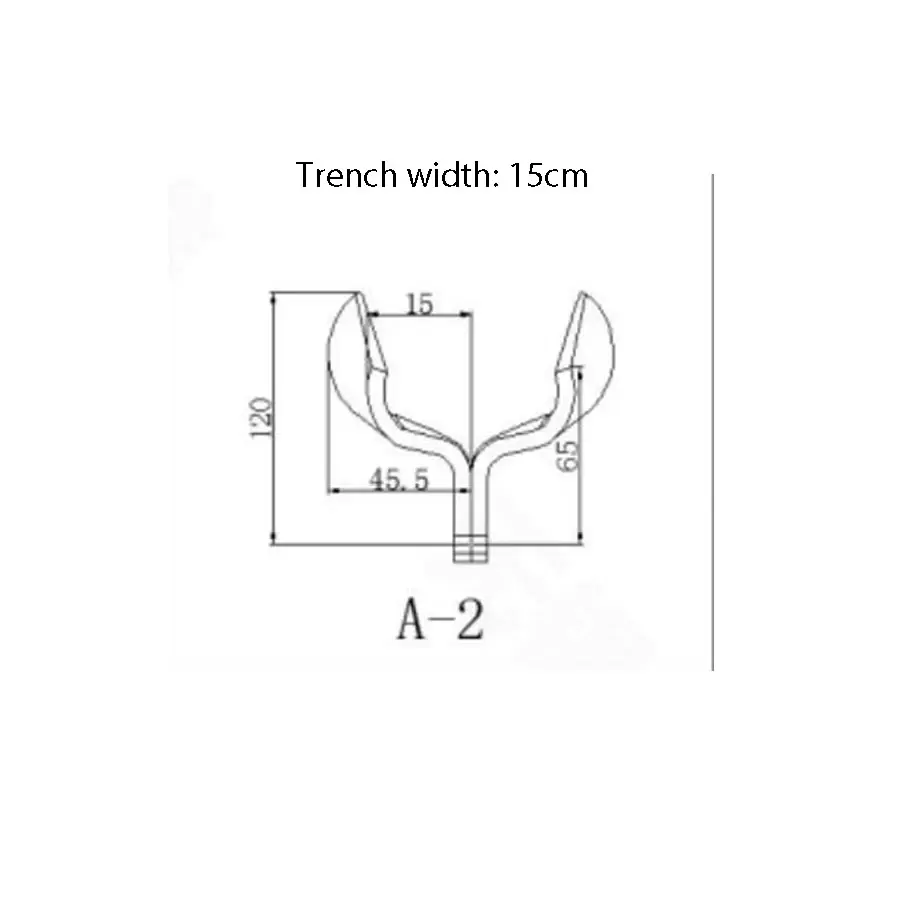 4pcs Teeth Blades for Trencher TCR-12-48H 15cm width