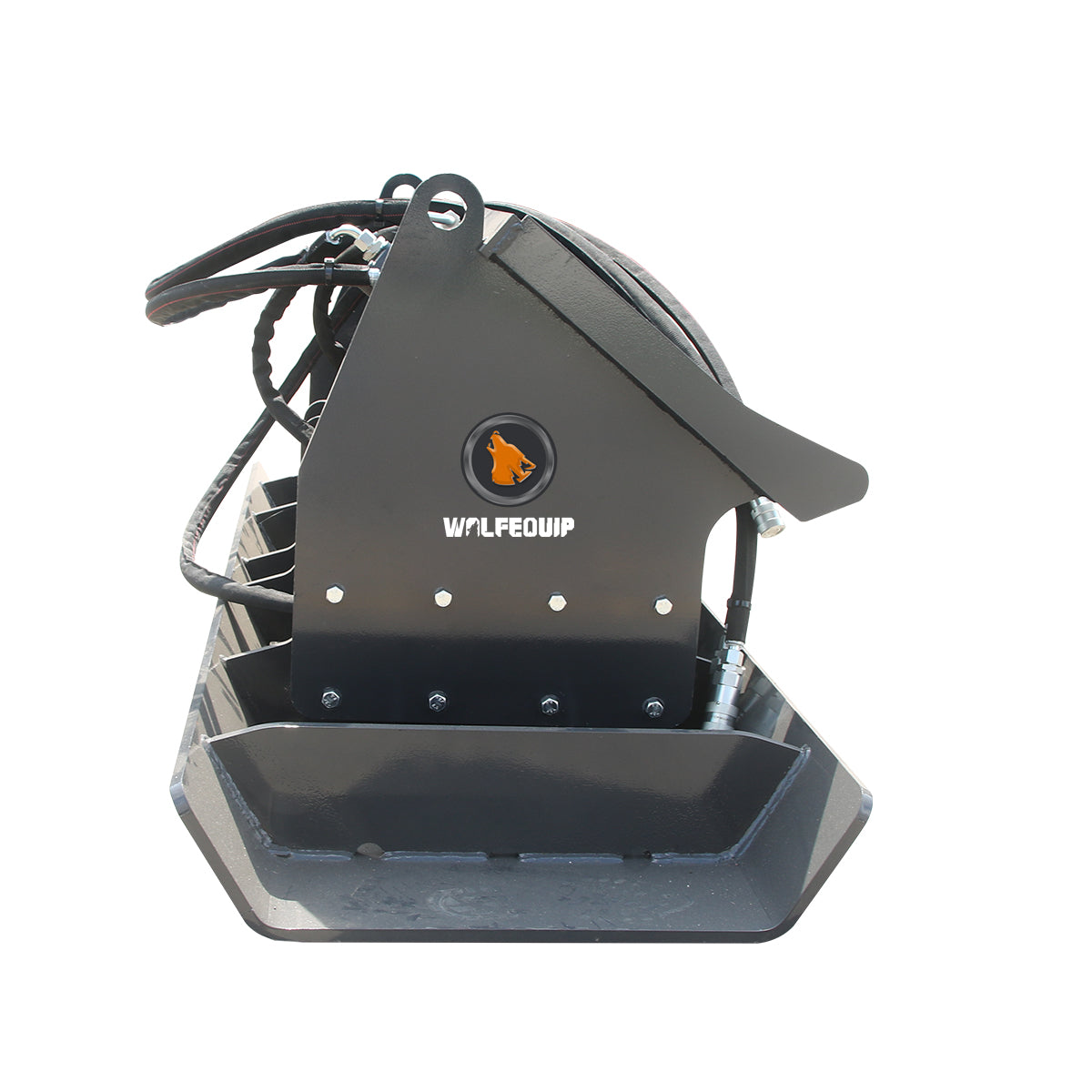 72'' Skid Steer Attachment Vibratory Plate Compactor Soil Dirt Gravel 33KN