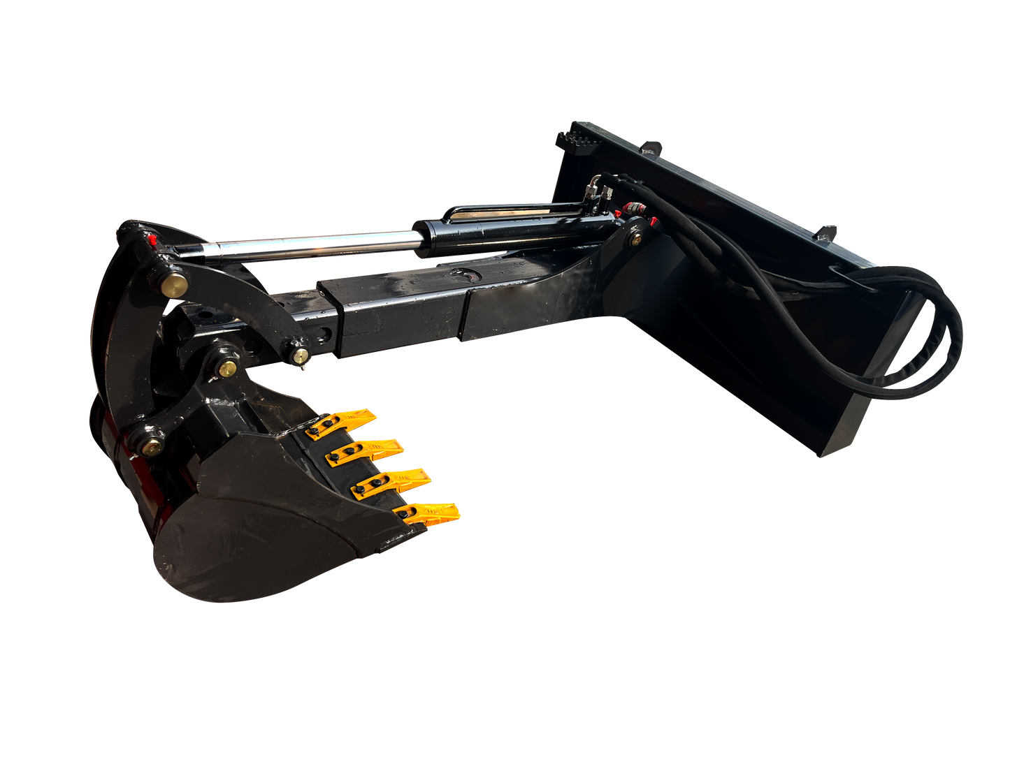 Big Arm Backhoe Fronthoe 72" digger depth Bucket Skid Steer Attachment