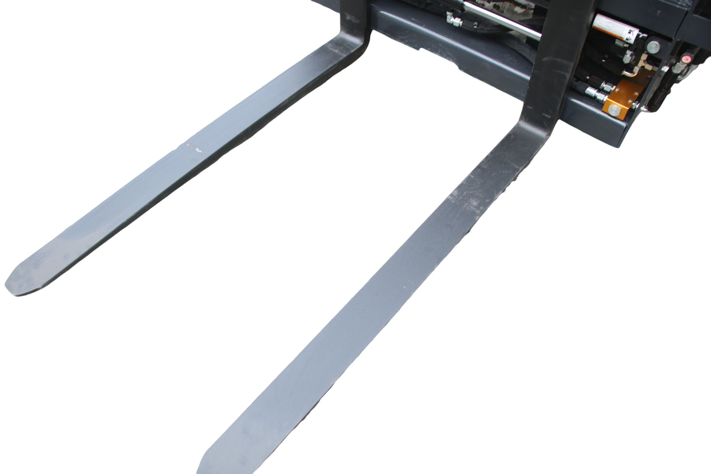 Pallet Fork Frame, 48" Pallet Fork Hydraulic Blades, Quick Tach Connection for Skid Steers, Tractors, Rated 4,000 LB