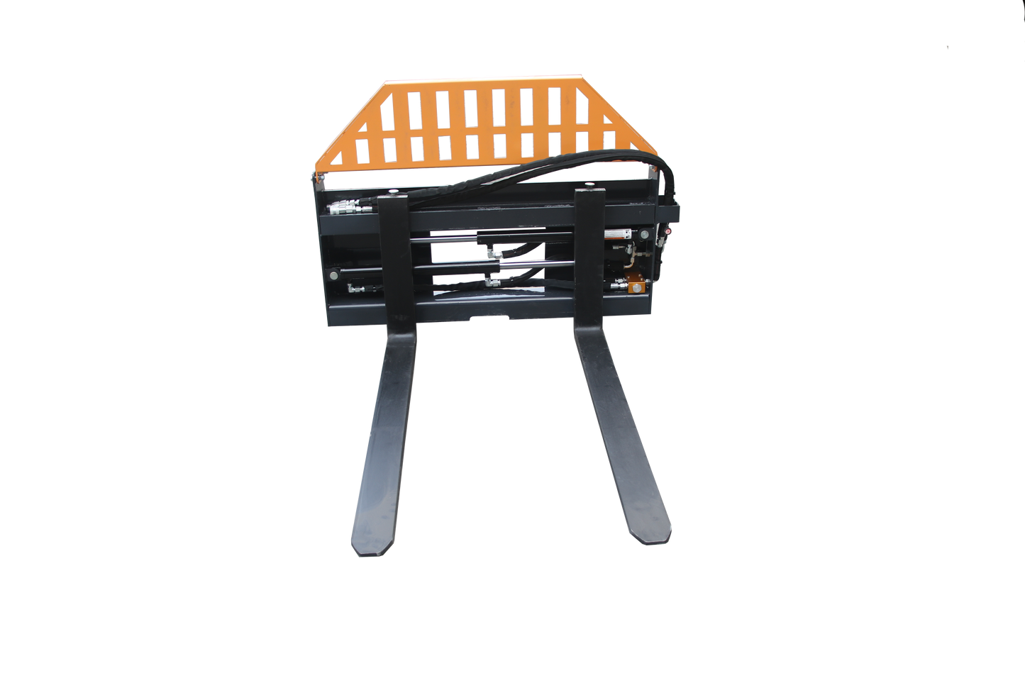 Pallet Fork Frame, 48" Pallet Fork Hydraulic Blades, Quick Tach Connection for Skid Steers, Tractors, Rated 4,000 LB
