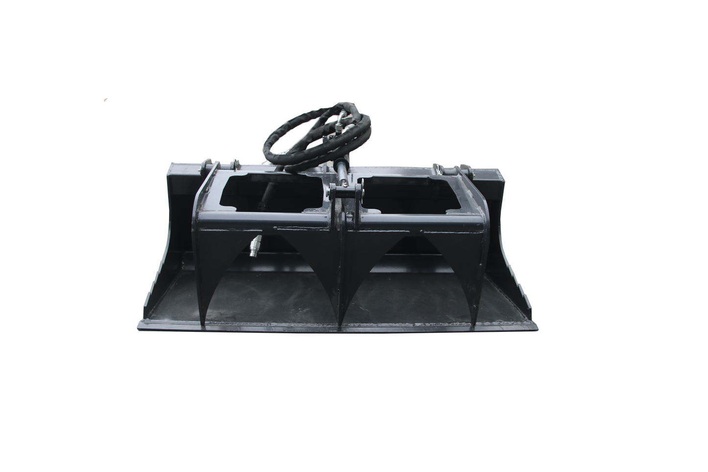 44" Mini Stump Bucket Stump Grapple Skid Steer Attachment,3000 PSI Hydarulic Cylinders, Suitable for Mini Loaders for Construction, Farm and Ranch