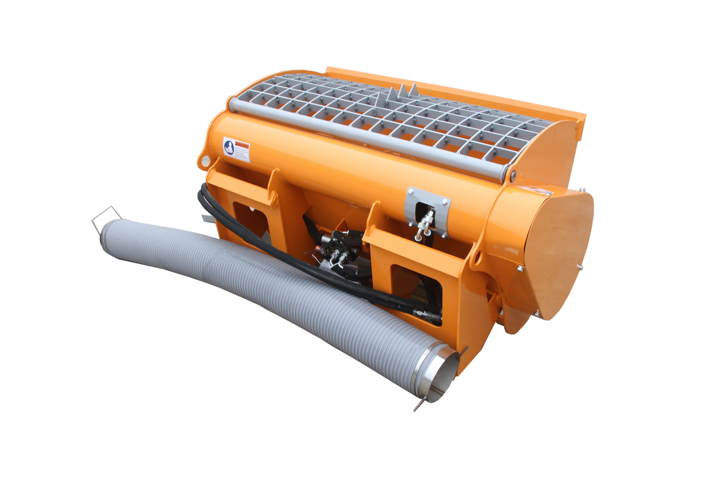 66 Gallons 300L Skid Steer Attachment Double Discharge Concrete Mixer