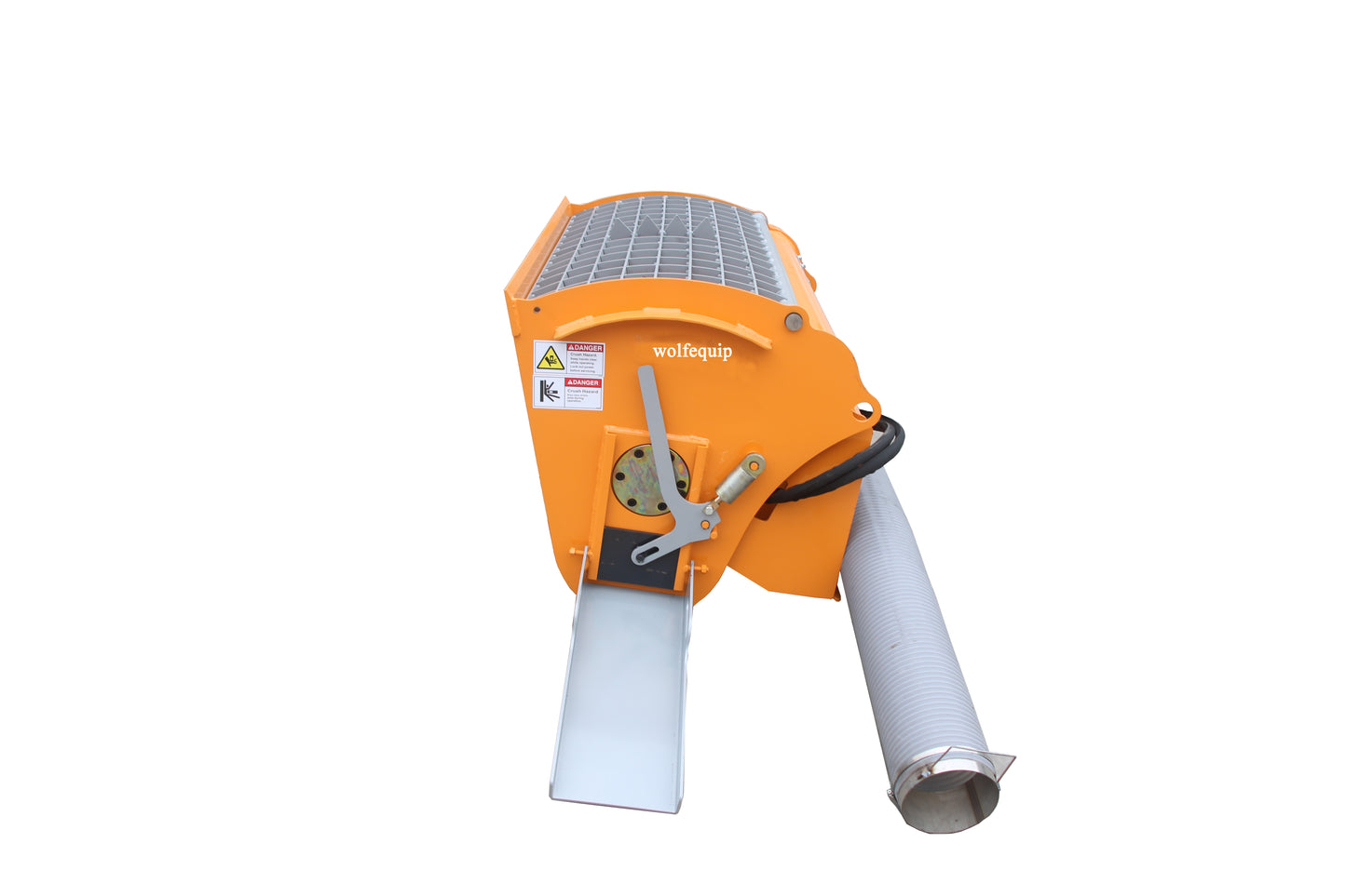 66 Gallons 300L Skid Steer Attachment Double Discharge Concrete Mixer