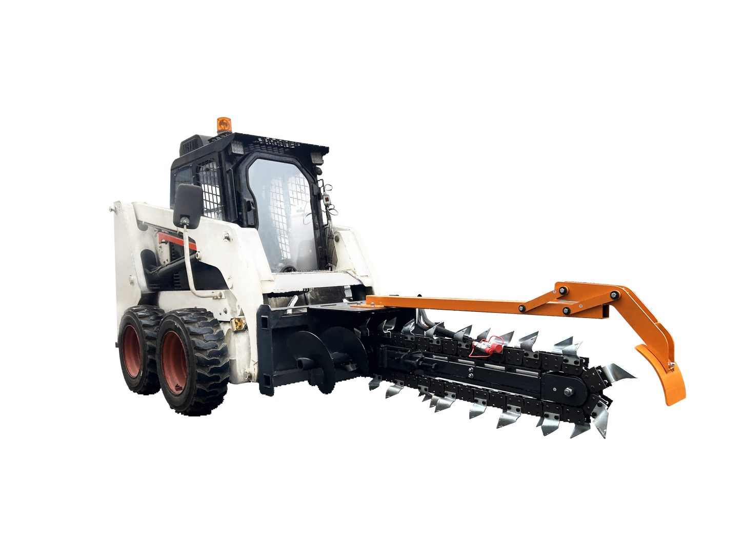 Wolfequip 48" Trencher for Skid Steer Attachment Heavy Duty