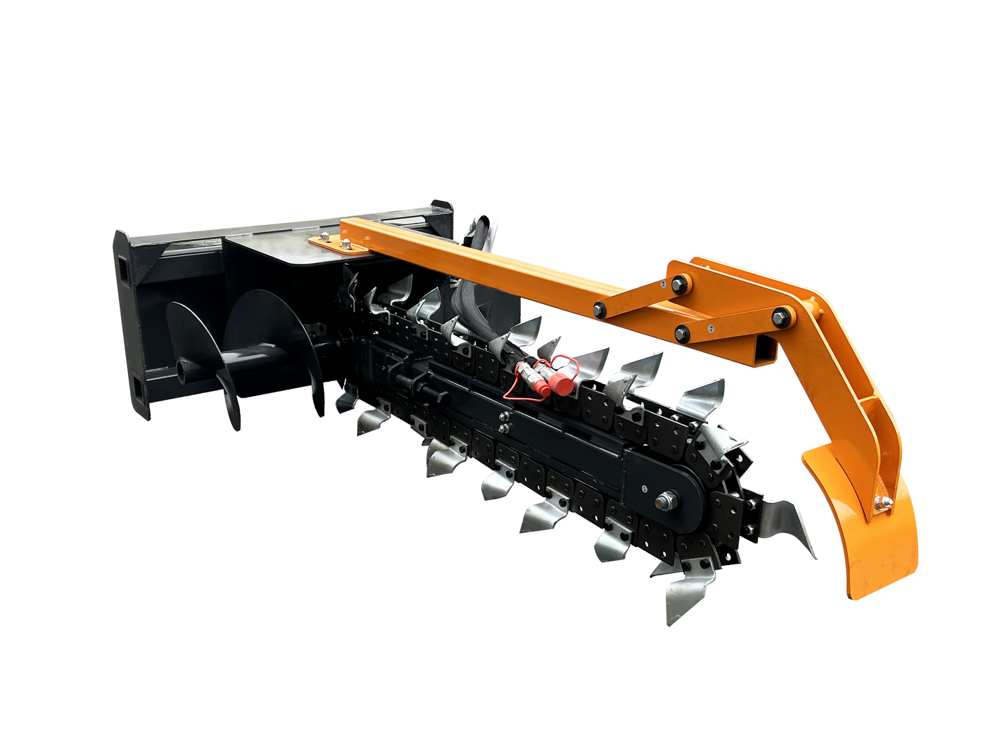 Wolfequip 48" Trencher for Skid Steer Attachment Heavy Duty