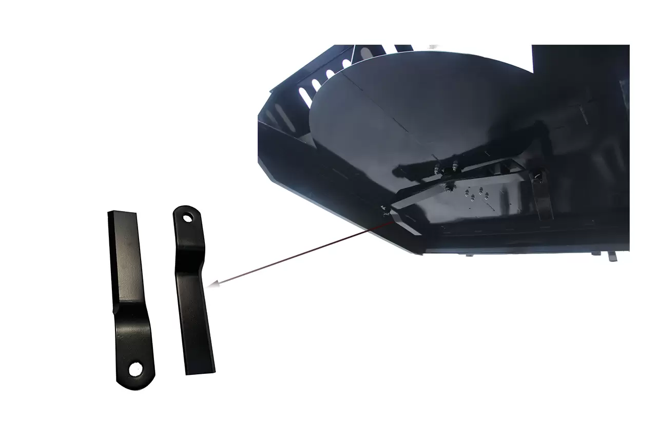 2pcs Blades for Landhonor Skid Steer Brush Cutter