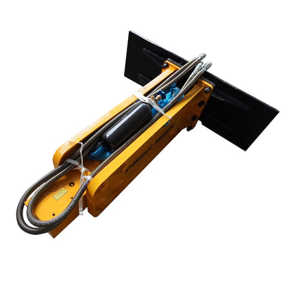 Hydraulic Concrete Breaker Hammer for Skid Steer Attachments, Heavy-Duty Mini Skid Steer Breaker Attachment for Concrete Crushing, Construction Demolition, Rock Breaking - USA Stock