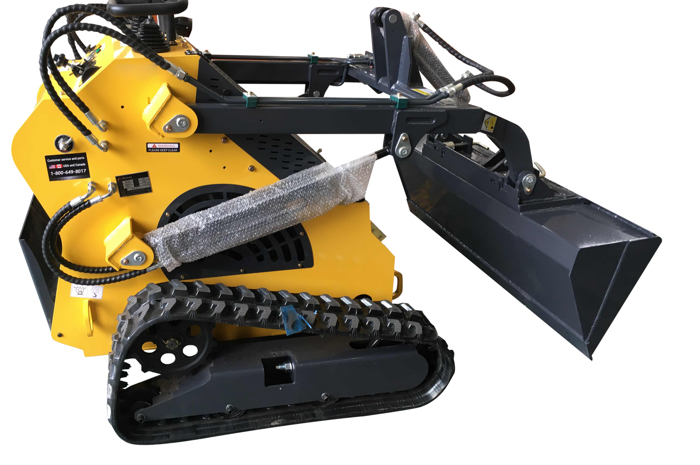 23hp Mini Skid Steer Loader with Bucket 22-25hp, For Garden, Farms, Parks, Roads – Ideal for Digging, Drilling, Bull-Dozing, EPA Gasoline Engine