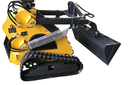 23hp Mini Skid Steer Loader with Bucket 22-25hp, For Garden, Farms, Parks, Roads – Ideal for Digging, Drilling, Bull-Dozing, EPA Gasoline Engine