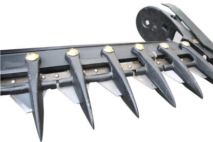 WolfEquip 72" Hydraulic Sickle Bar Mower Skid Steer Loader Attachment