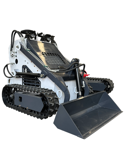 23hp Mini Skid Steer Loader with Bucket 22-25hp, For Garden, Farms, Parks, Roads – Ideal for Digging, Drilling, Bull-Dozing