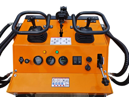 23hp Mini Skid Steer Loader, with Bucket 22-25hp for Farm Gardin Construction Digging, Bull-dozing, Drilling, Augering