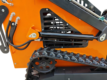 23hp Mini Skid Steer Loader, with Bucket 22-25hp for Farm Gardin Construction Digging, Bull-dozing, Drilling, Augering