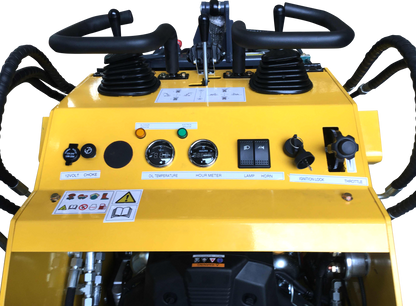 23hp Mini Skid Steer Loader with Bucket 22-25hp, For Garden, Farms, Parks, Roads – Ideal for Digging, Drilling, Bull-Dozing, EPA Gasoline Engine