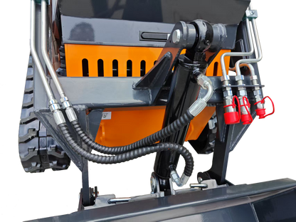 23hp Mini Skid Steer Loader, with Bucket 22-25hp for Farm Gardin Construction Digging, Bull-dozing, Drilling, Augering