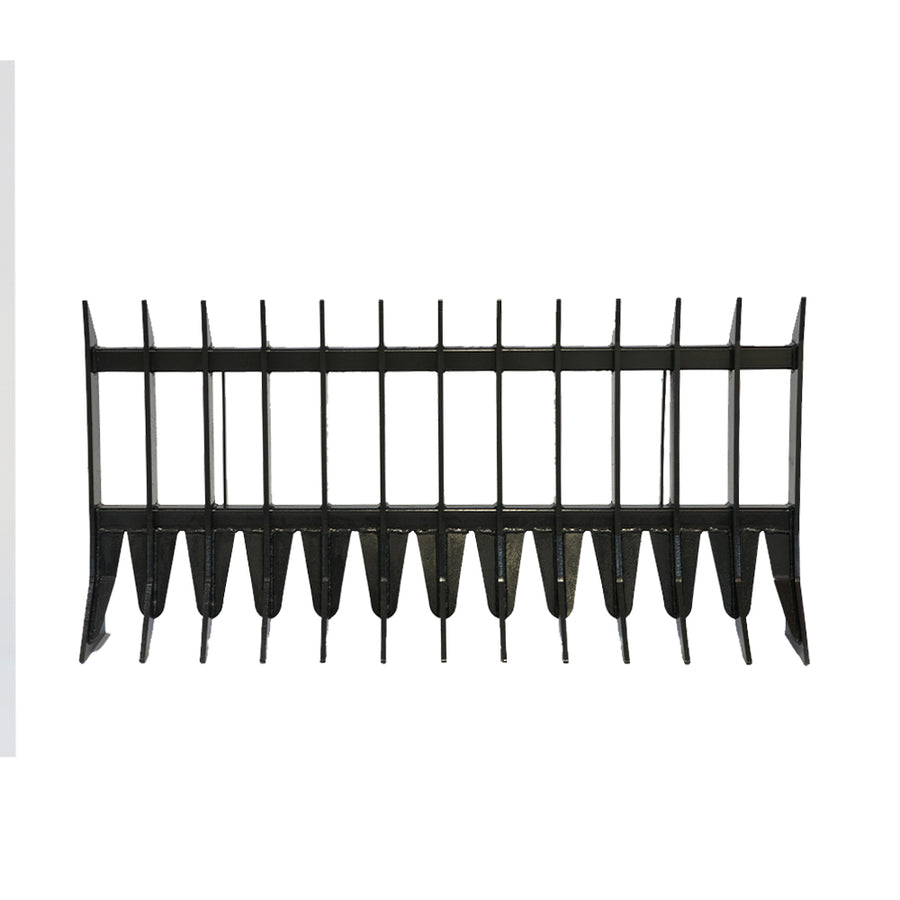 WolfEquip 72 Inch Skid Steer Root Rake Attachment Heavy Duty Brush Clearing Debris Removal