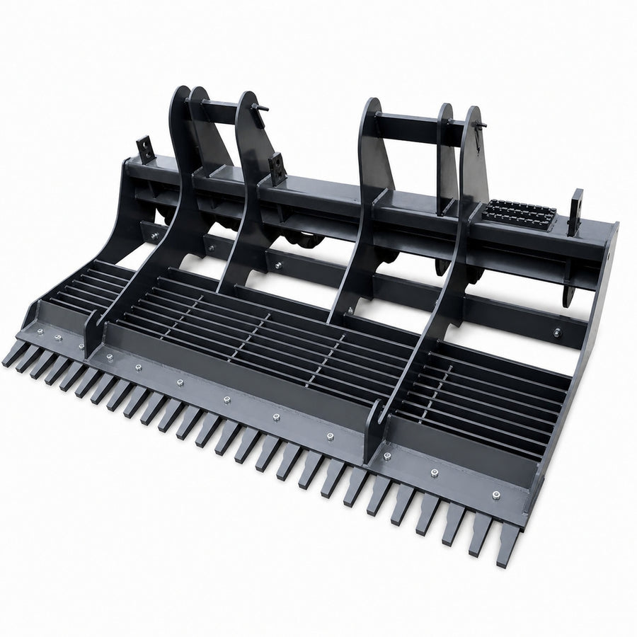 78" Skid Steer Land Leveler Attachment Medium Duty Grader