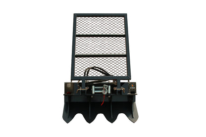 Hydraulic Winch 93 FT Steel Cable Forestry Logging Winch with 15,000 LB Pulling Capacity for Skid Steer Attachment