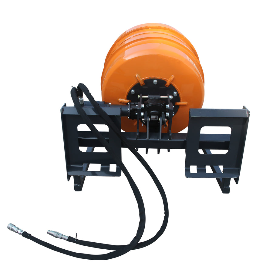 Wolfequip 17" SKID STEER Hydraulic Concrete Mixer Roller 15hp Motor Power