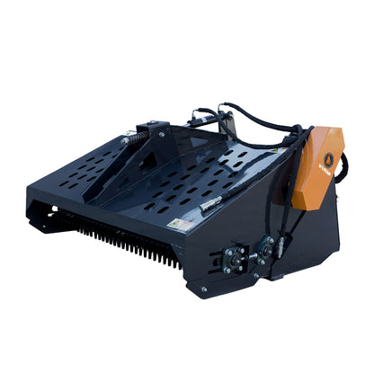 72'' Skid Steer Attachment Landscape Rake Hydraulic Powered 25-40 gpm