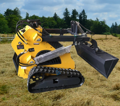 23hp Mini Skid Steer Loader with Bucket 22-25hp, For Garden, Farms, Parks, Roads – Ideal for Digging, Drilling, Bull-Dozing, EPA Gasoline Engine
