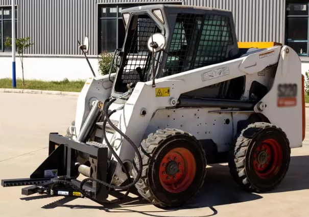 12" Hydraulic Tree Puller for Skid Steer, Heavy Duty Post & Tree Puller Attachment