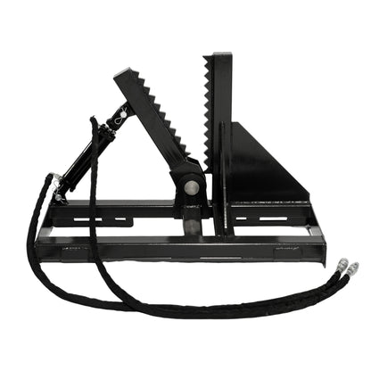 12" Hydraulic Tree Puller for Skid Steer, Heavy Duty Post & Tree Puller Attachment