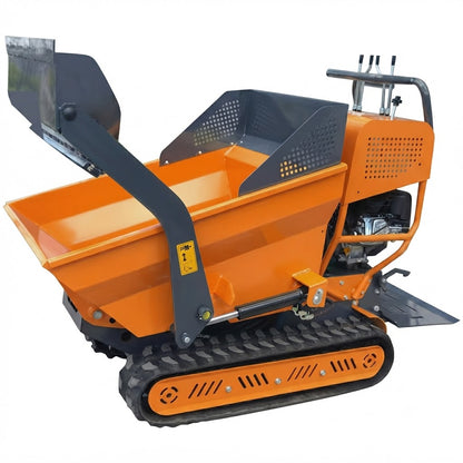 WolfEquip Mini Crawler Dumper 6.5HP Self Loading Tracked Carrier with Rato Engine EPA