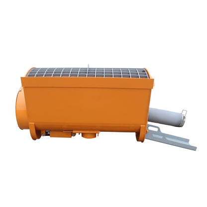 66 Gallon (300L) Double Discharge Concrete Mixer for Skid Steer, Heavy Duty Hydraulic Attachment