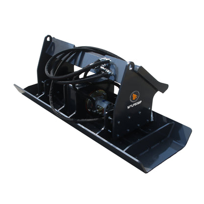 72'' Skid Steer Attachment Vibratory Plate Compactor Soil Dirt Gravel 33KN