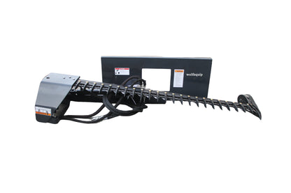 WolfEquip 72" Hydraulic Sickle Bar Mower Skid Steer Loader Attachment