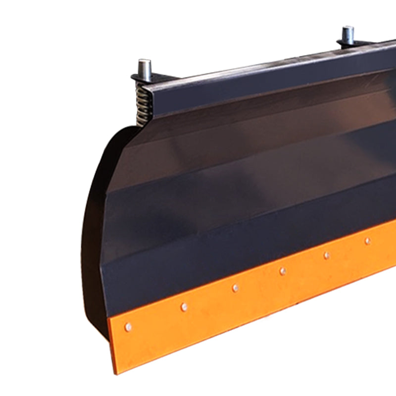 WolfEquip 84 Inch Skid Steer Dozer Blade Attachment Hydraulic Snow Plow Heavy Duty