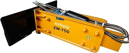Attachments 750 Concrete Breaker Drilling Skid Steer Hydraulic Hammer Tools