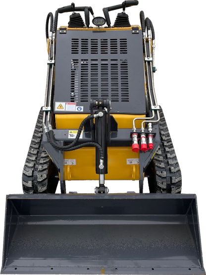 23hp Mini Skid Steer Loader with Bucket 22-25hp, For Garden, Farms, Parks, Roads – Ideal for Digging, Drilling, Bull-Dozing, EPA Gasoline Engine