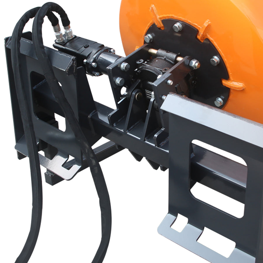 Wolfequip 17" SKID STEER Hydraulic Concrete Mixer Roller 15hp Motor Power