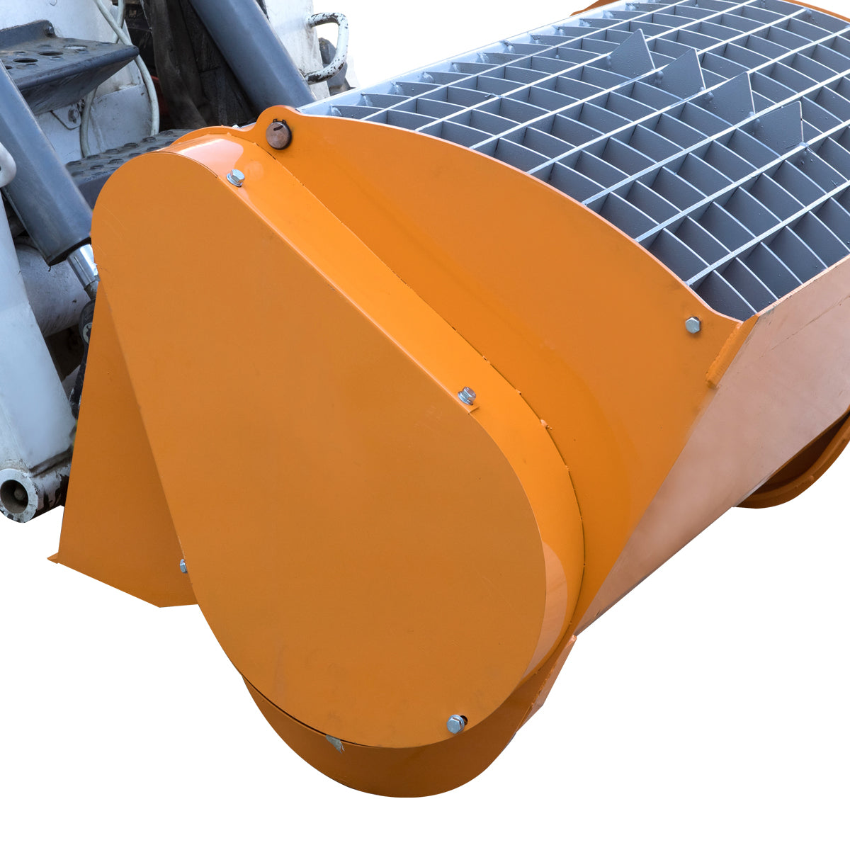 66 Gallons 300L Skid Steer Attachment Double Discharge Concrete Mixer