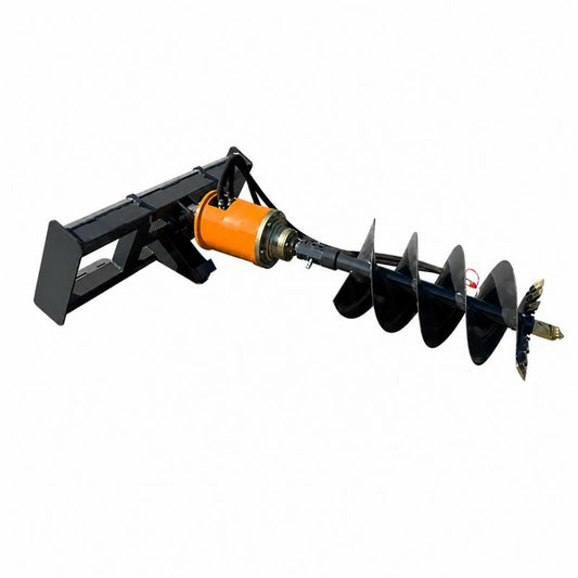 WolfEquip 12 Inch 18 Inch Auger Drill Bit Attachment Heavy Duty Earth Auger Spiral Hole Digger for Skid Steer