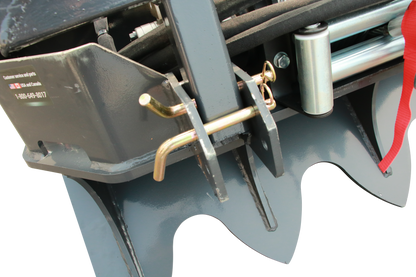 Hydraulic Winch 93 FT Steel Cable Forestry Logging Winch with 15,000 LB Pulling Capacity for Skid Steer Attachment