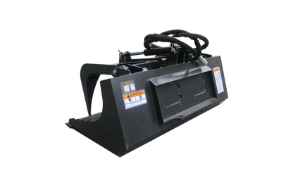 44" Mini Stump Bucket with Stump Grapple, 3000 PSI Hydraulic Skid Steer Attachment - Heavy Duty Root Grubbing & Grabbing for Mini Loaders, Farm & Ranch