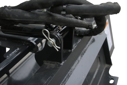 44" Mini Stump Bucket with Stump Grapple, 3000 PSI Hydraulic Skid Steer Attachment - Heavy Duty Root Grubbing & Grabbing for Mini Loaders, Farm & Ranch