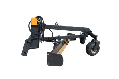 96" Grader Blade with Hitch Mount, 3-Point & Skid Steer Compatible – Heavy Duty Tractor Grader for Driveways, Roads & Snow Removal